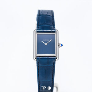 Cartier Tank Must Blue Large Like A New 99*