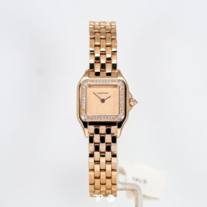 Cartier Panthere De Cartier Watch Small Size Rose Gold Diamond Bezel (NEW 2025)