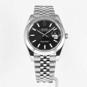 Rolex Datejust 41 Smooth Bezel Black Dial Jubilee (2022)
