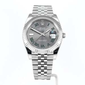 Datejust 41 Wimbledon Fluted Bezel LIKENEW(2026)