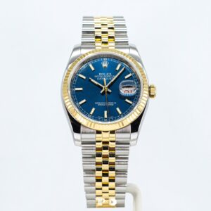 Rolex Datejust 36mm Blue Dial 2tone