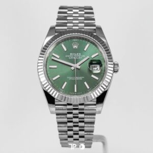 Datejust 41 Mint Green Fluted Bezel Jubilee LIKENEW(2026)