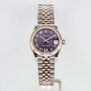 Datejust 31 Aubergine Two Tone Rose Gold Diamond On VI LIKENEW(2026)