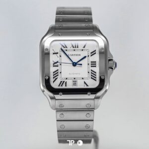 CARTIER Santos White Large Size LIKE NEW (2026)
