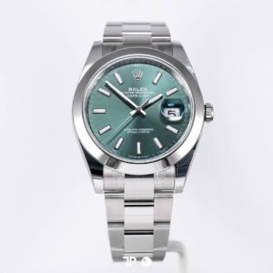 Datejust 41 Mint Green Dome Bezel Oyster LIKENEW (2026)