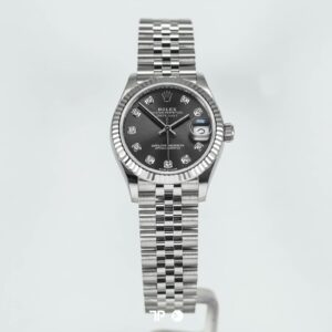 Datejust 31 Dark Grey Diamond White Gold Fluted Bezel Jubilee LIKENEW(2026)