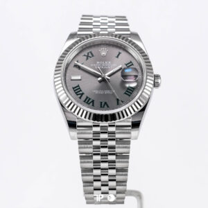 Datejust 41 Wimbledon Fluted Bezel Jubilee LIKENEW(2026)