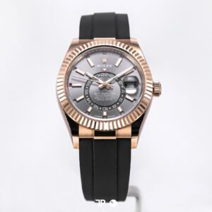 ROLEX Sky-Dweller Rose Gold Oysterflex Rhodium Dial 42mm (2023)
